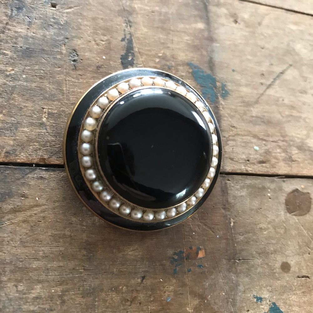 Antique Victorian mourning jewelry